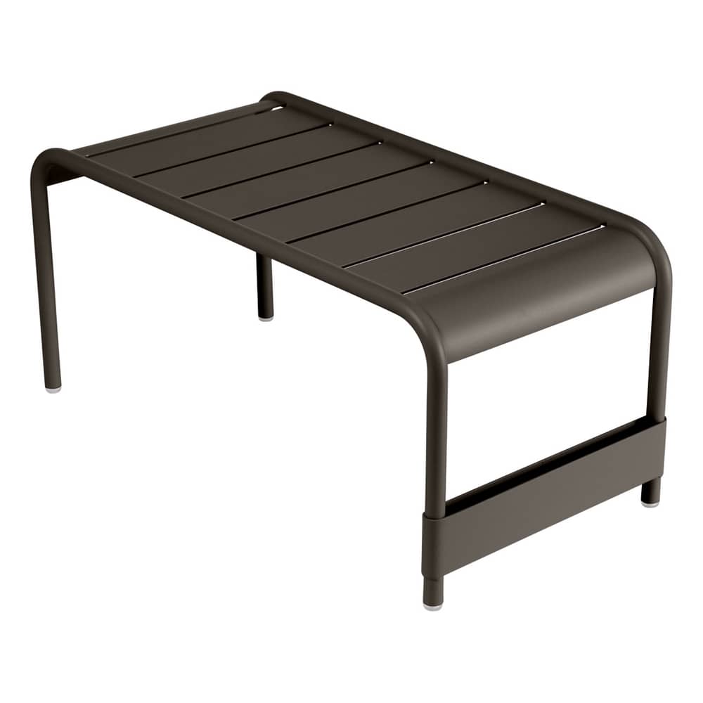 Bank Luxembourg metall braun / Couchtisch - 86 x 43 x H 40 cm - Fermob - Tonka - Aluminium