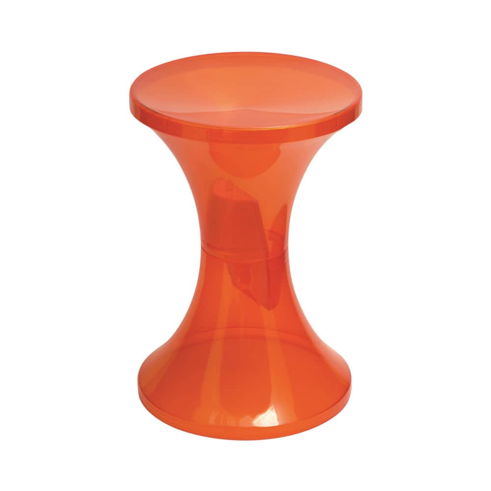 Tabouret Tam Tam Krystal plastique mango transparent / Réédition 1968 - Stamp Edition - Mango transparent - Polypropylène transparent
