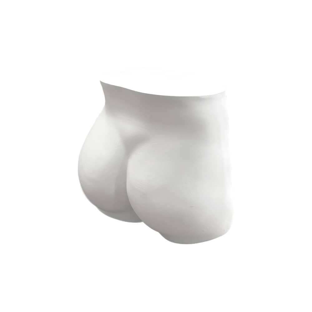 Beistelltisch Piece of me - Her corian weiß / 50 x 37 x H 45 cm - Seletti - her - Magnesiumoxid (MGO)