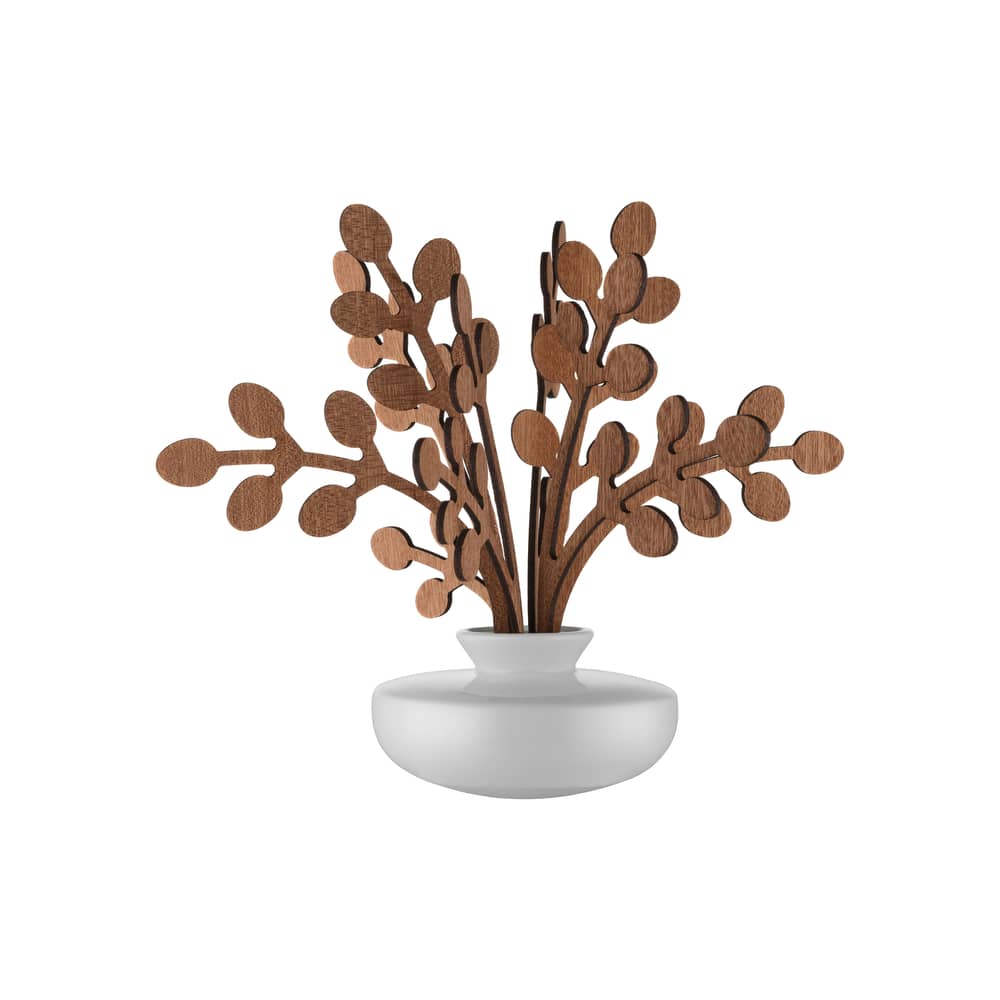 Diffuseur de parfum The Five Seasons     / Porcelaine - H 22,5 cm - Alessi - 150 ml - Brrr - Acajou, Porcelaine