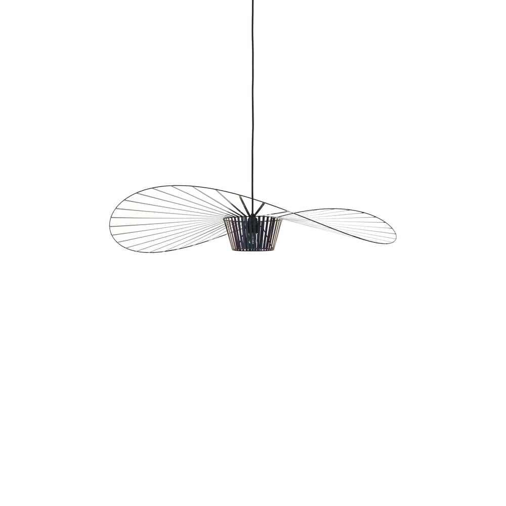 Vertigo Pendant composite material black Small / Ø 110 cm - Constance Guisset, 2010 - Petite Friture - Scarab beetle (iridescent black) - Fibreglass, Polyurethane