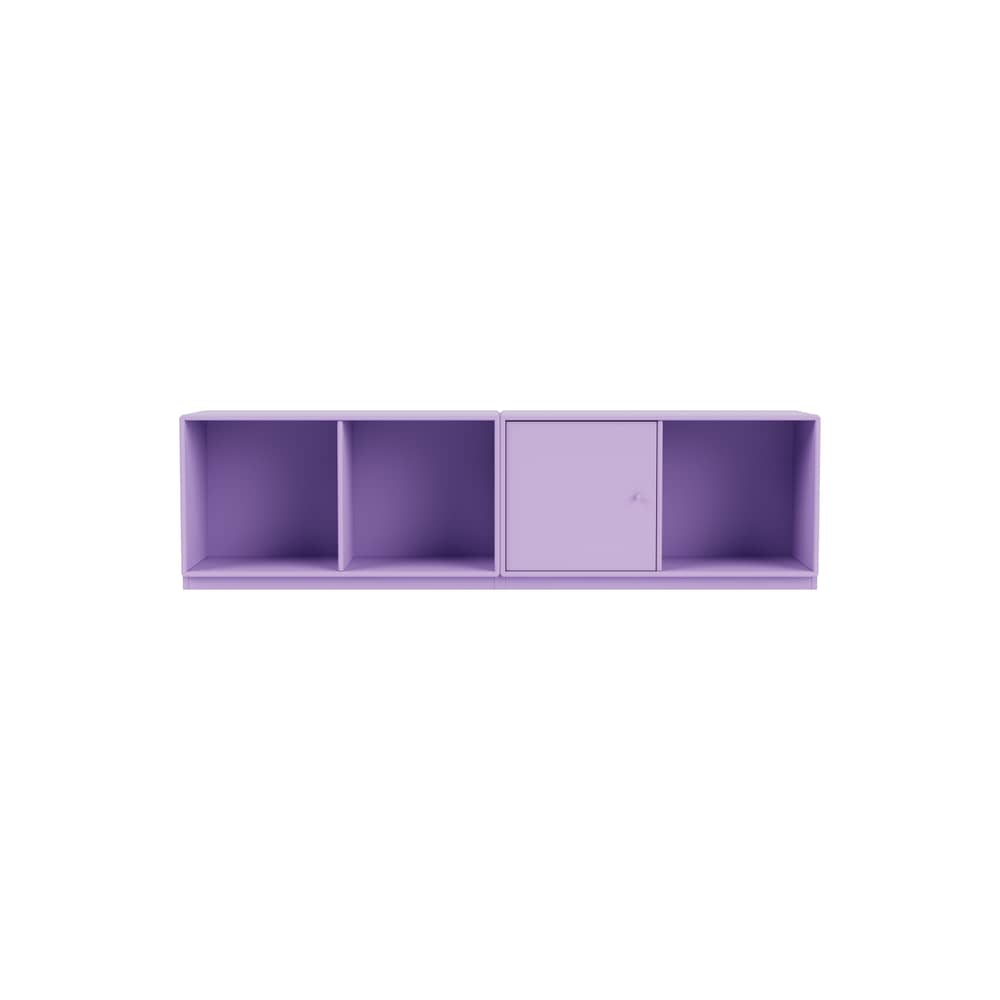 Line Storage wood purple / W 139.2 x D 30 cm H 38.4 cm - MONTANA - Iridescent iris 164 - Lacquered MDF