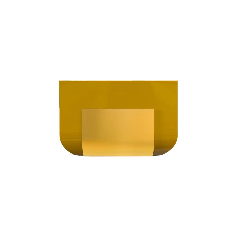 Chicago Wall light wood yellow - RED Edition - Mustard / Brass - Brass, Lacquered wood