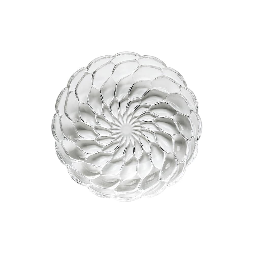 Assiette creuse Jellies Family plastique transparent / Ø 22 cm - Kartell - Cristal - Technopolymère thermoplastique