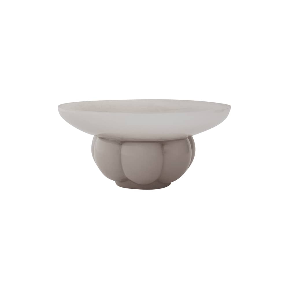 Coupe Uva verre beige / Ø 33 cm - AYTM - Beige Colombe - Verre