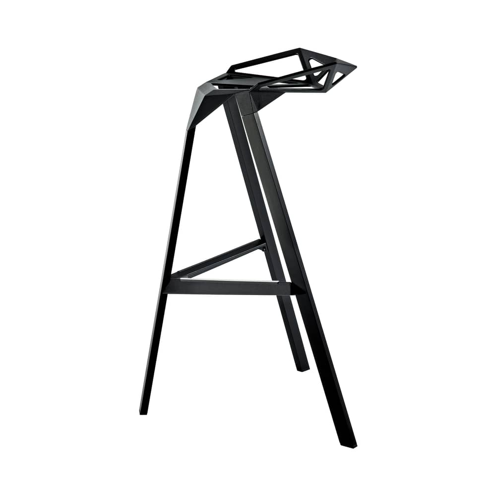 Barhocker Stool One metall schwarz H 67 cm - Magis - Schwarz - Aluminium