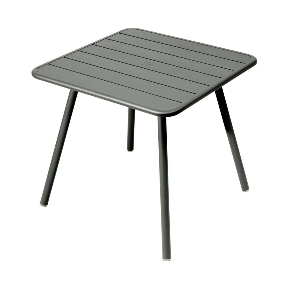 Tavolo Luxembourg / 80 x 80 cm - 4 gambe - Fermob - Rosmarino - Alluminio laccato