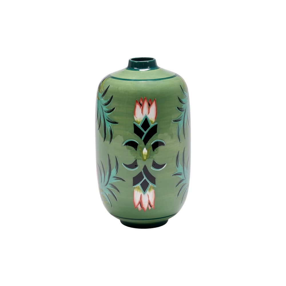 Vase Flamboyance céramique vert / Small - H 32 cm - Serax - Vert - Grès
