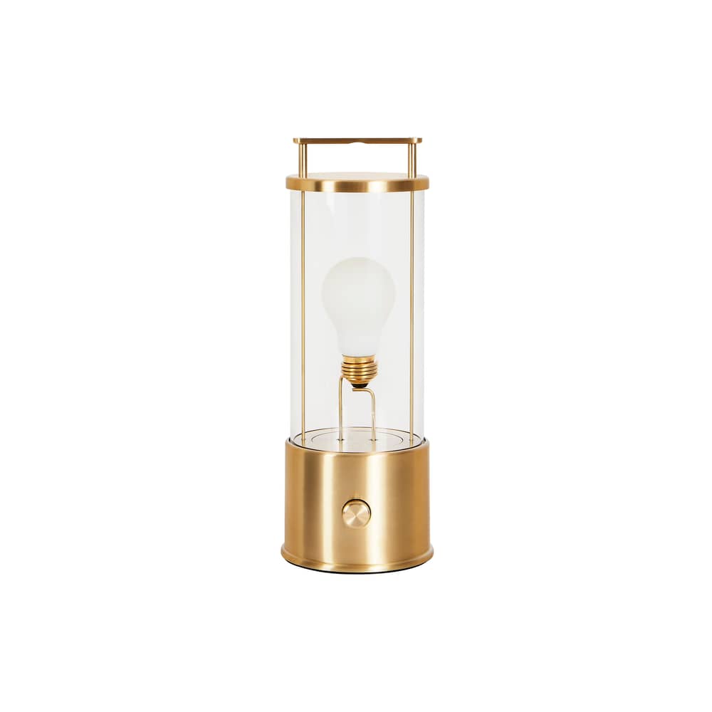Lampe sans fil rechargeable The Muse 2.0 métal or / IP44 - Version laiton - TALA - Laiton - Laiton massif, Verre borosilicaté