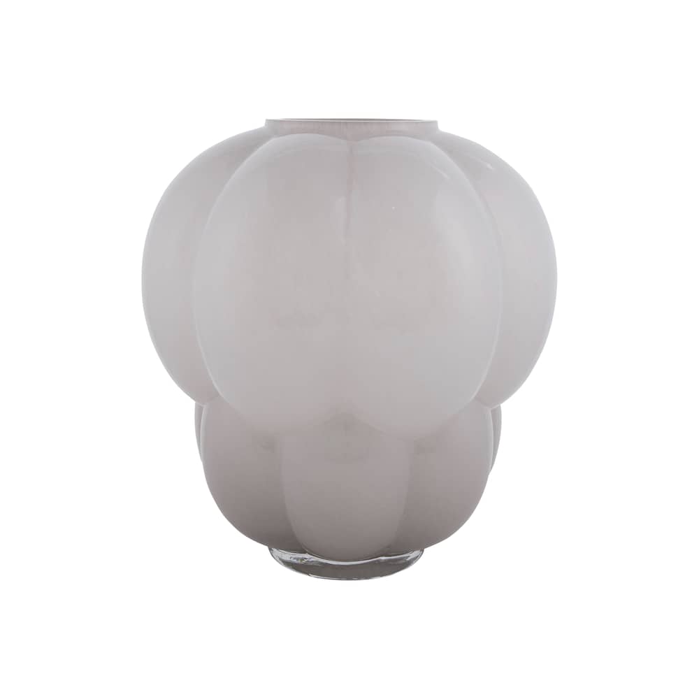 Vase Uva glas grau / Ø 32 x H 35 cm - AYTM - H 35 cm /Grau Taube - mundgeblasenes Glas