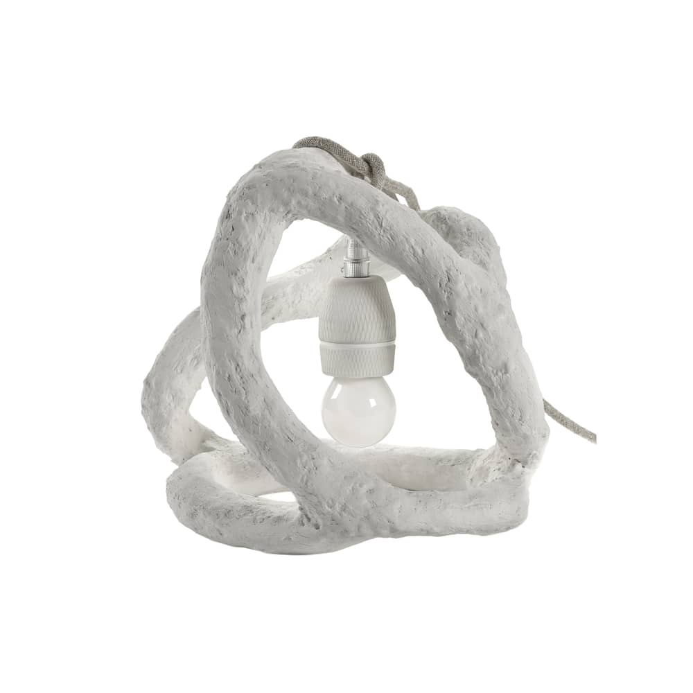 Lampe de table Sculpture céramique blanc / Plâtre modelé main - Serax - Blanc - Plâtre