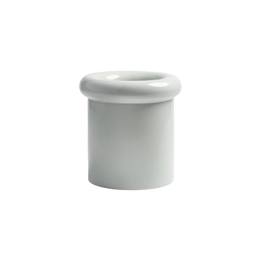 Vase Turban keramik grau / Ø 20 x H 21.5 cm - & klevering - Ø 20 x H 21.5 cm / Grau Mist - Sandstein