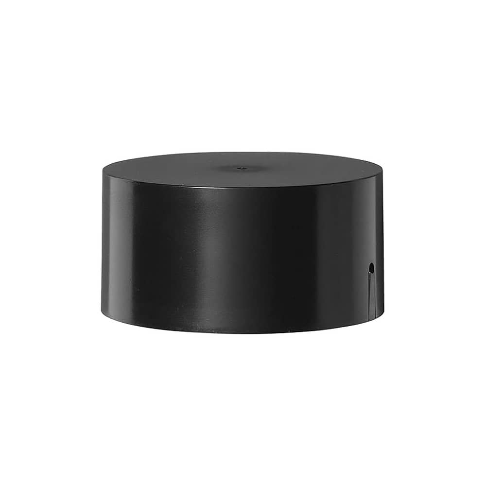  Accessory metal black / Ceiling rose for wall & ceiling connection - For String Light Pendant - Flos - Ceiling rose / Black - Painted aluminium