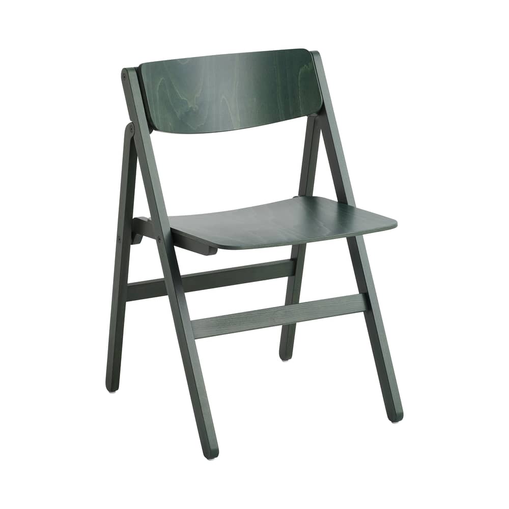 Chaise pliante Backflip bois vert - Hay - Vert cèdre - Contreplaqué de hêtre moulé, Hêtre massif