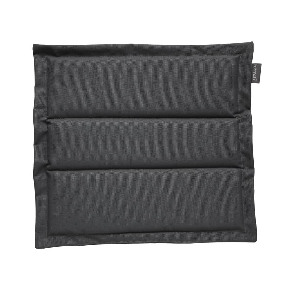 Accessoire / Coussin assise pour chaise et fauteuil Luxembourg & Monceau - Fermob - Gris nuit - Mousse, Toile