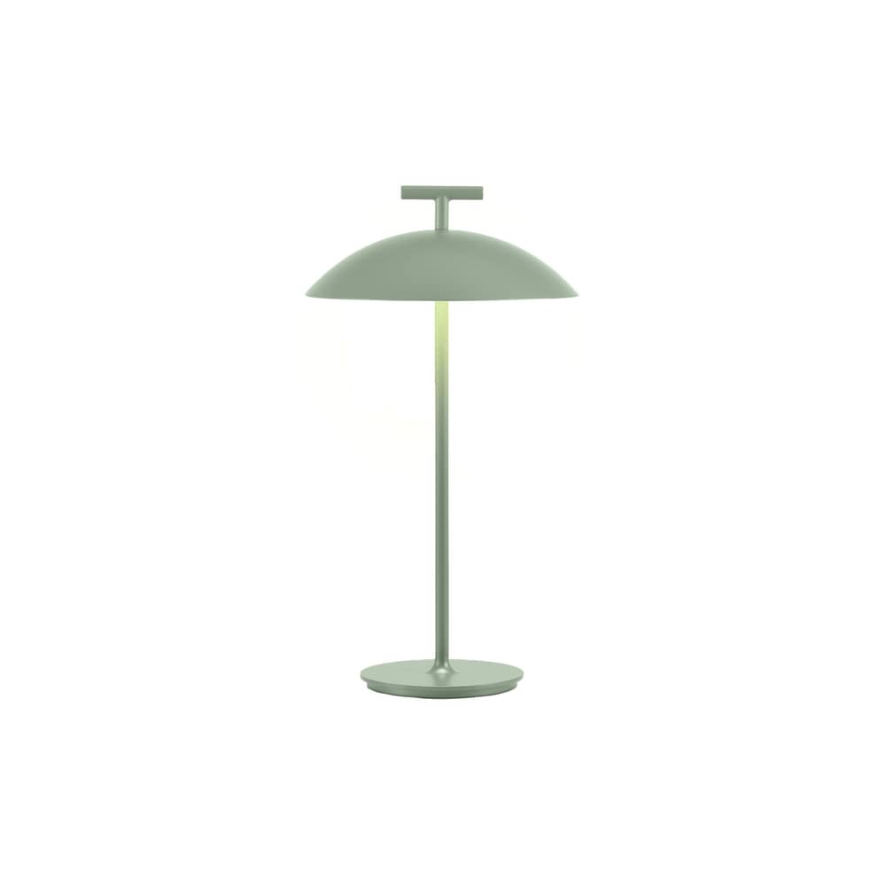 Lampada da esterno ricaricabile senza fili Mini Geen-A OUTDOOR metallo verde / Acciaio - H 36 cm - Kartell - Verde - Acciaio
