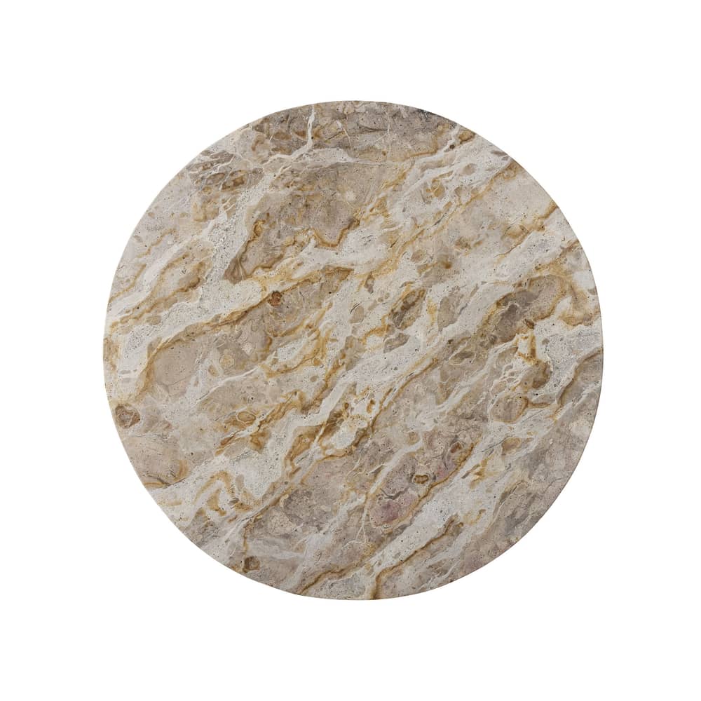 Plateau tournant Nuni marbre beige / Marbre - Ø 36 cm - Bloomingville - Beige - Marbre