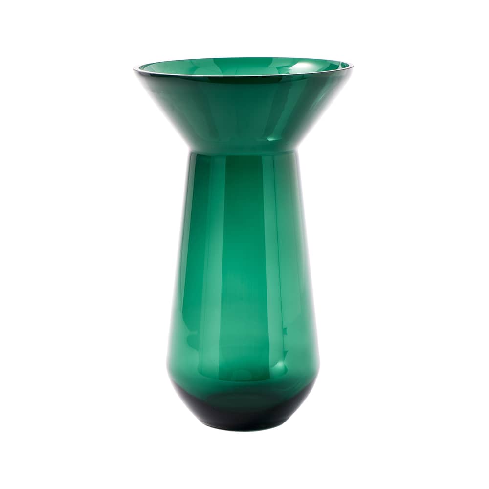 Vaso Long neck vetro verde / Ø 27,5 x H 45 cm - Vetro - Pols Potten - Verde - Vetro