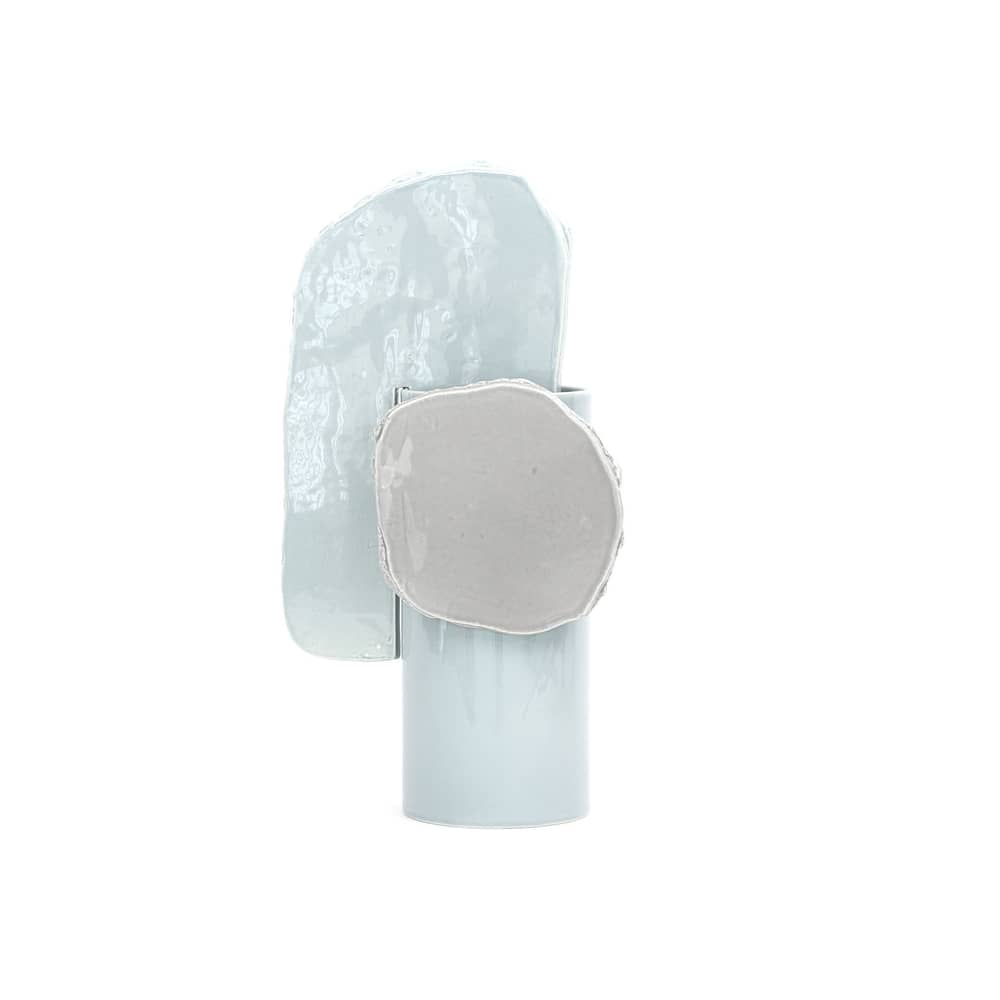 Vase Découpage - Feuille / Bouroullec, 2020 - Vitra - Feuille - Argile, Porcelaine émaillée
