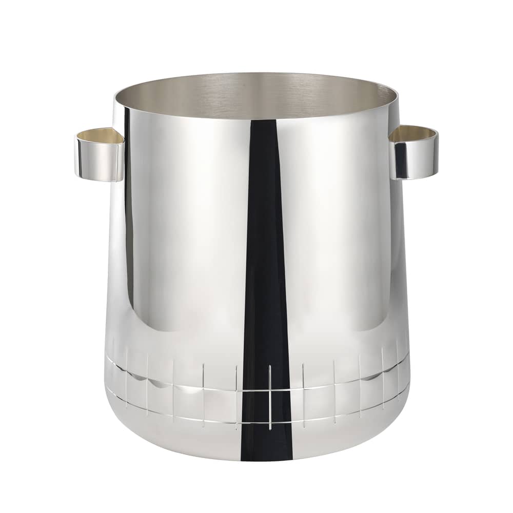 Champagner-Kühler Graphik silber metall - Christofle - Silberfarben - Versilbertes Metall