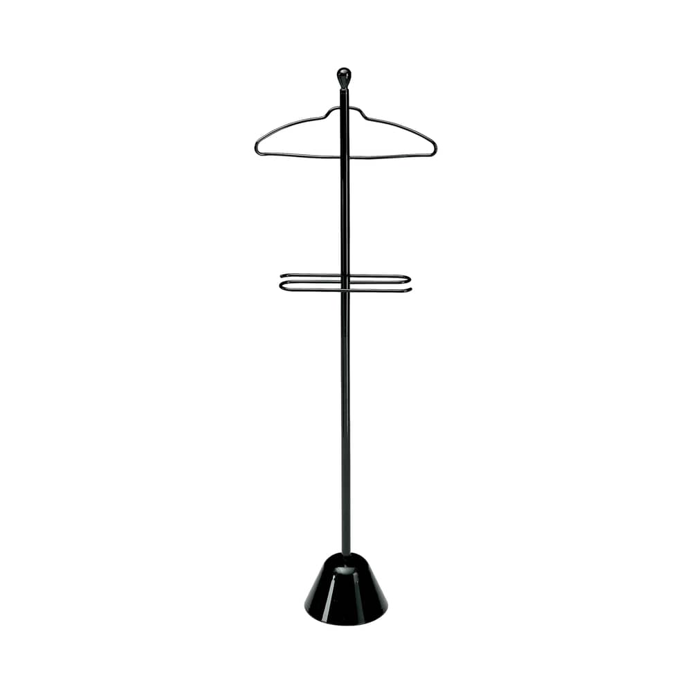 Valet Servonotte métal noir / Achille Castiglioni, 1986 - Zanotta - Noir - Acier verni