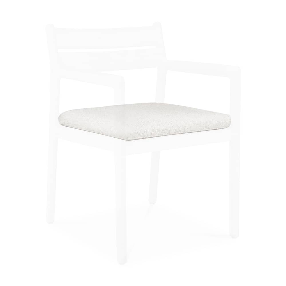Accessoire  / Coussin d\'assise pour chaise & fauteuil de repas Jack Outdoor - Ethnicraft - Blanc cassé - Mousse, Tissu polypropylène
