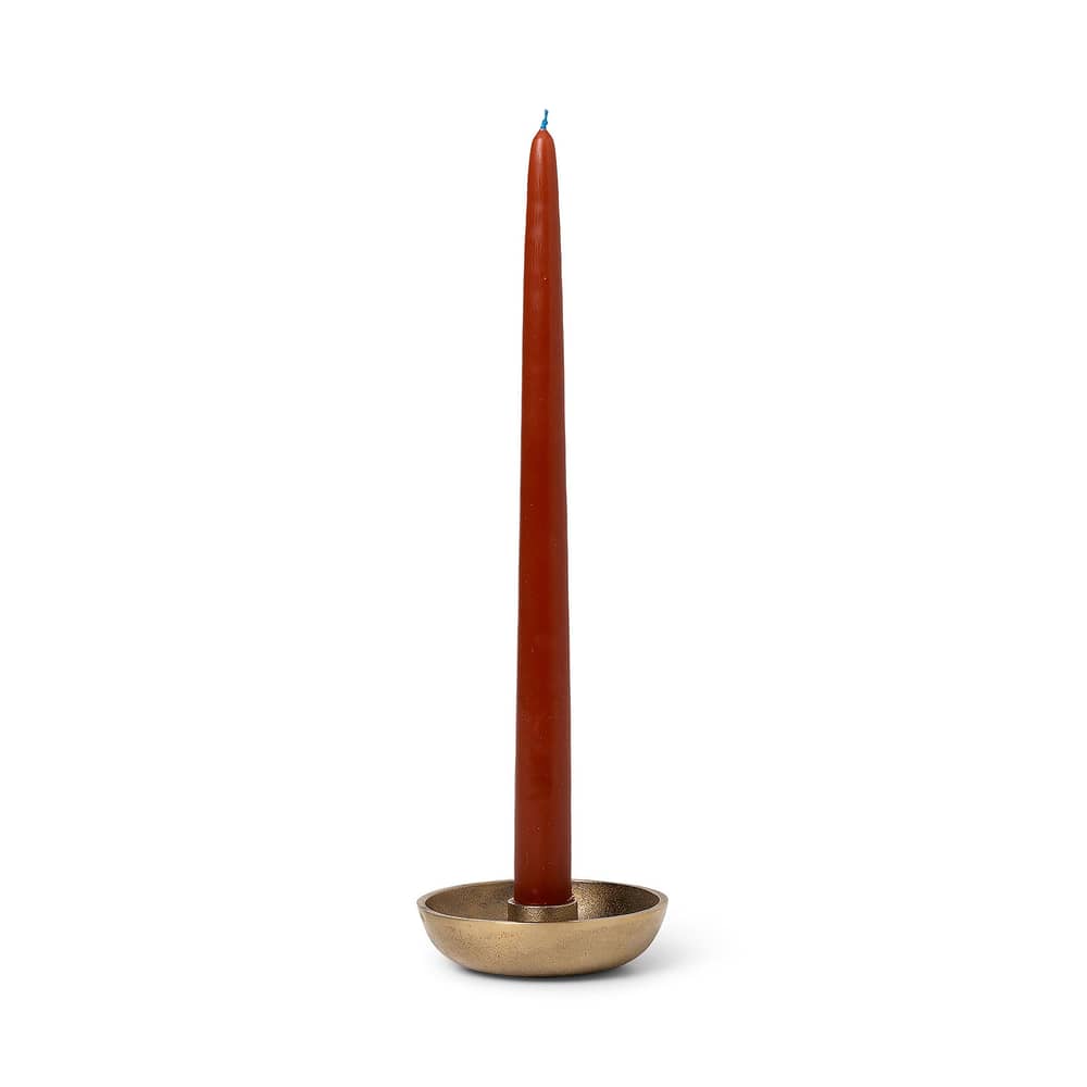 Bougeoir Bowl Single   / Ø 10 cm - Laiton - Ferm Living - Laiton - Laiton massif