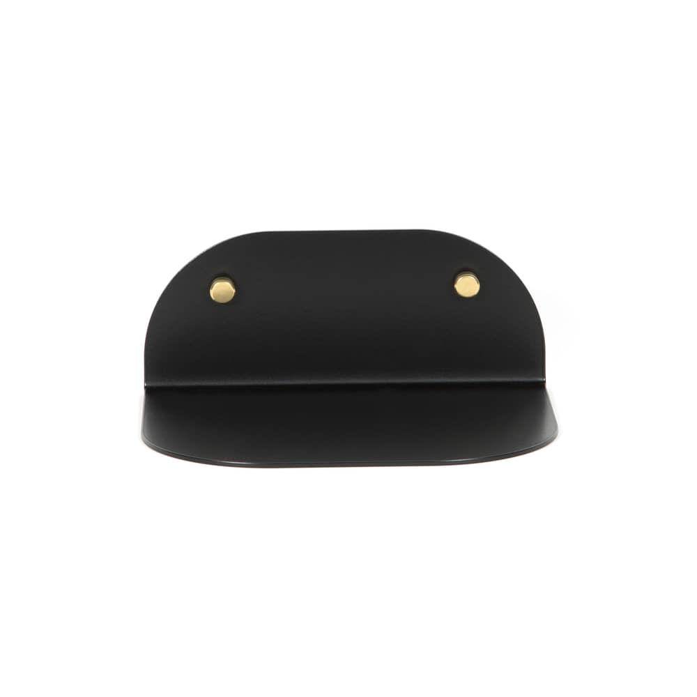 Étagère Tokyo Small métal noir / L 25 cm - Maison Sarah Lavoine - Noir - Acier thermolaqué