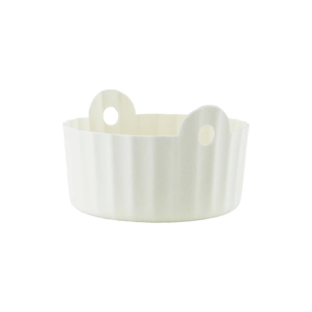 Panier Colubeige / Ø 44 cm - Feutre recyclé - Normann Copenhagen - Crème - Feutre PET recyclé