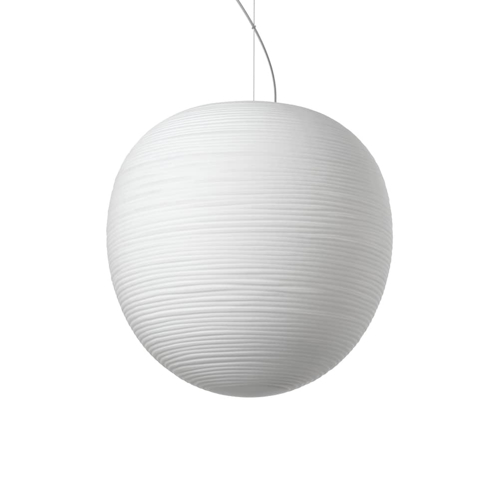 Suspension Rituals XL / Ø 40 x H 41 cm - Foscarini - Blanc / Ø 40 x H 41 cm - Verre soufflé bouche