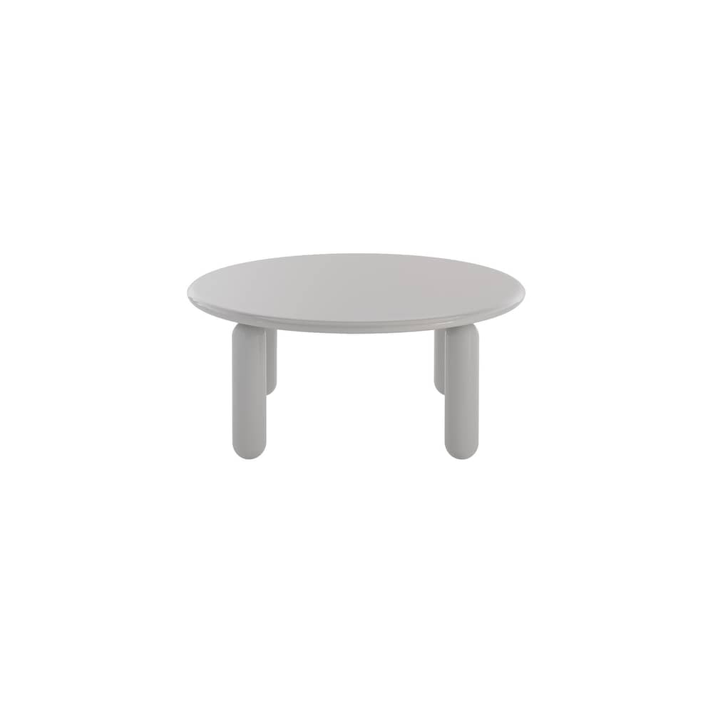 Table basse Undique Mas bois gris / Ø 85 x H 30 cm - Patricia Urquiola, 2023 - Kartell - Gris - Hêtre laqué, MDF laqué