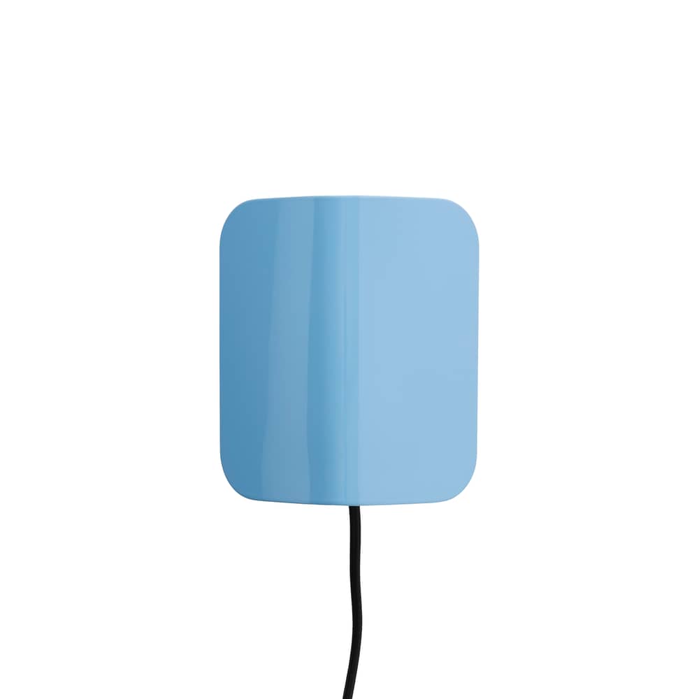 Apex Wall light with plug metal blue / Orientable - Hay - Pastel blue - Painted steel