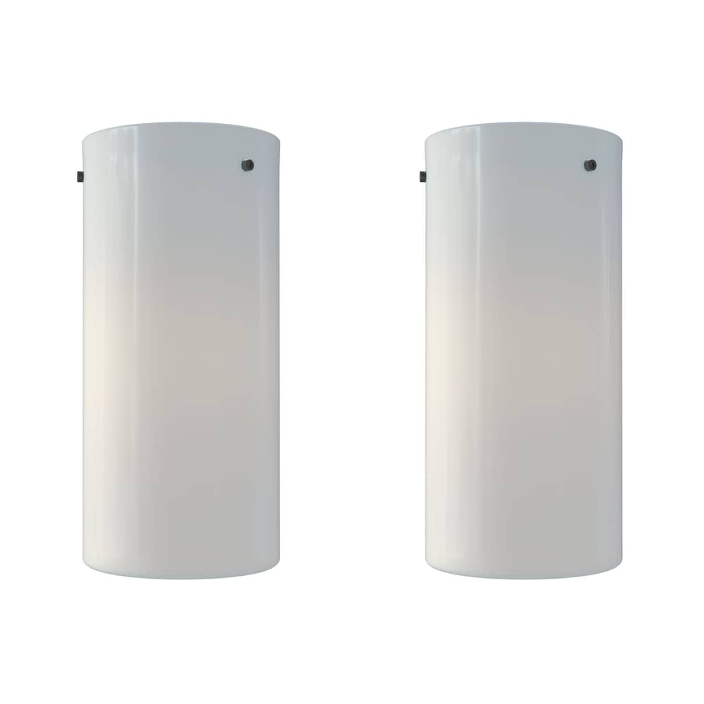Tobo Porcelaine C215 Duo Ceiling light ceramic white / Ø 10 x H 21.5 cm - Set of 2 - DCW éditions - H 21.5 cm / White - China