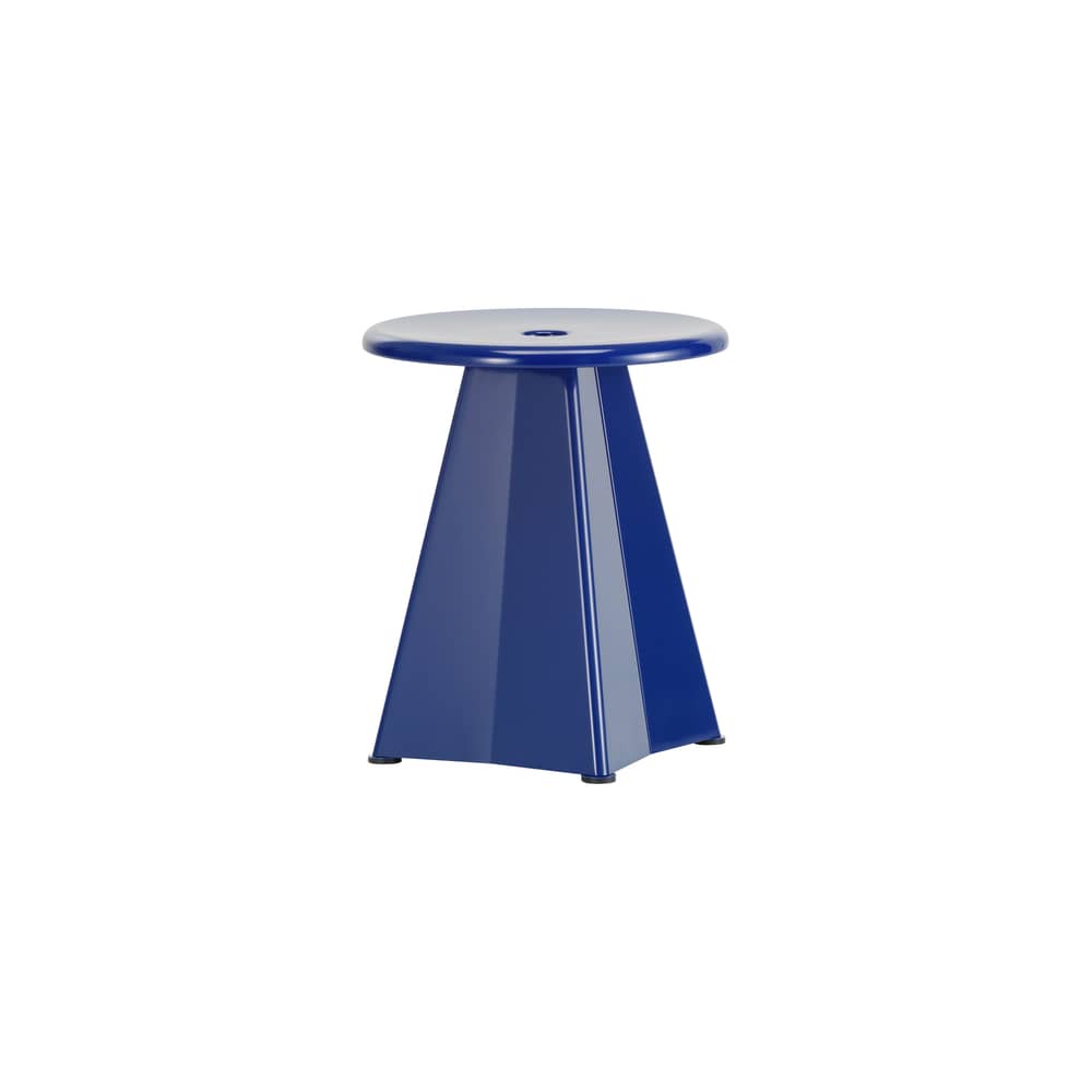 Hocker Métallique metall blau / Jean Prouvé 1936 - Vitra - Marcoule-blau - Stahl