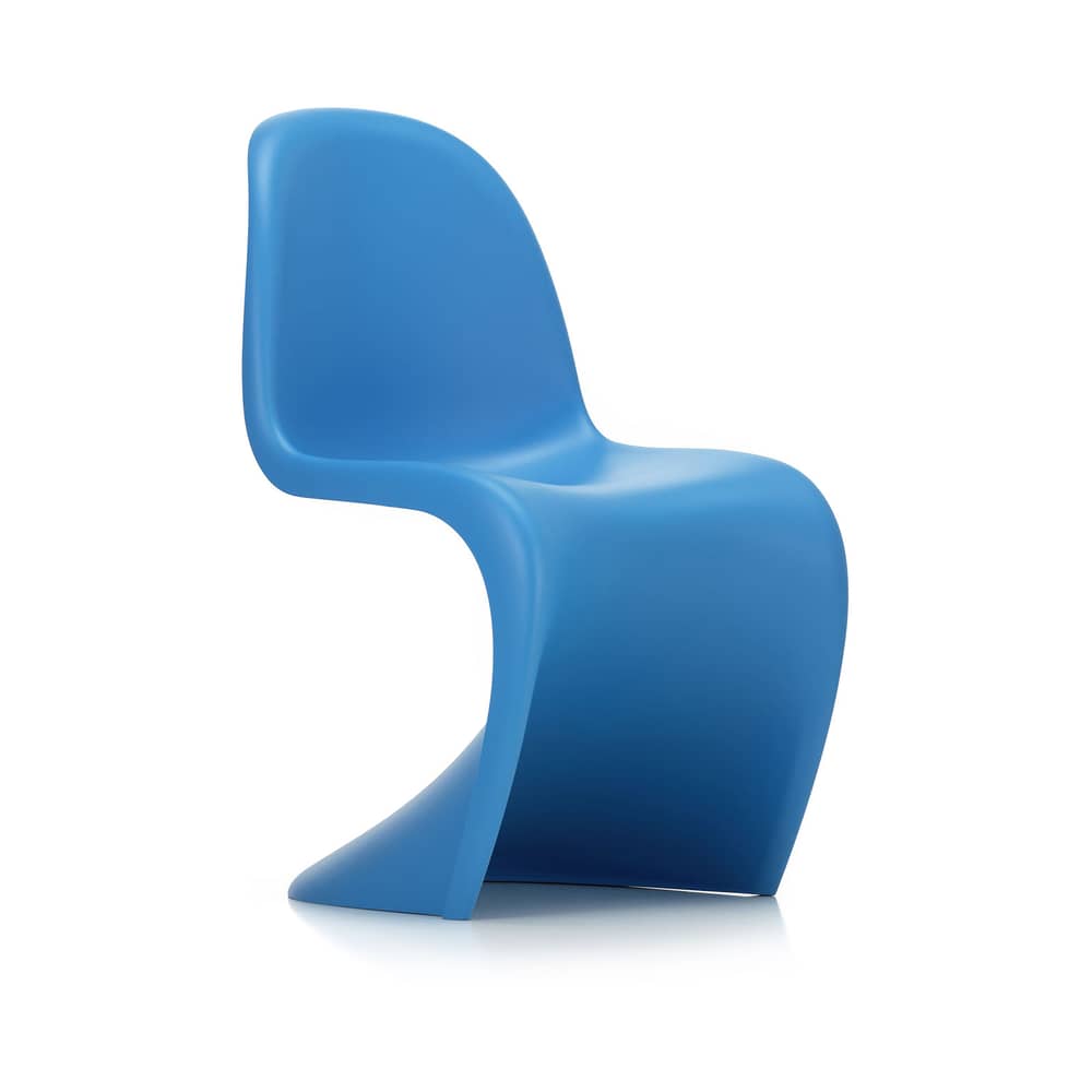 Sedia Panton Chair materiale plastico blu / By Verner Panton, 1959 - Polipropilene - Vitra - Blu ghiaccio - 