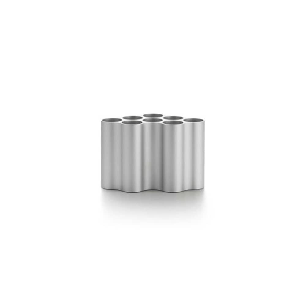 Vaso Nuage Small grigio argento metallo / Bouroullec, 2016 - Vitra - Anodizzato argento - Alluminio anodizzato