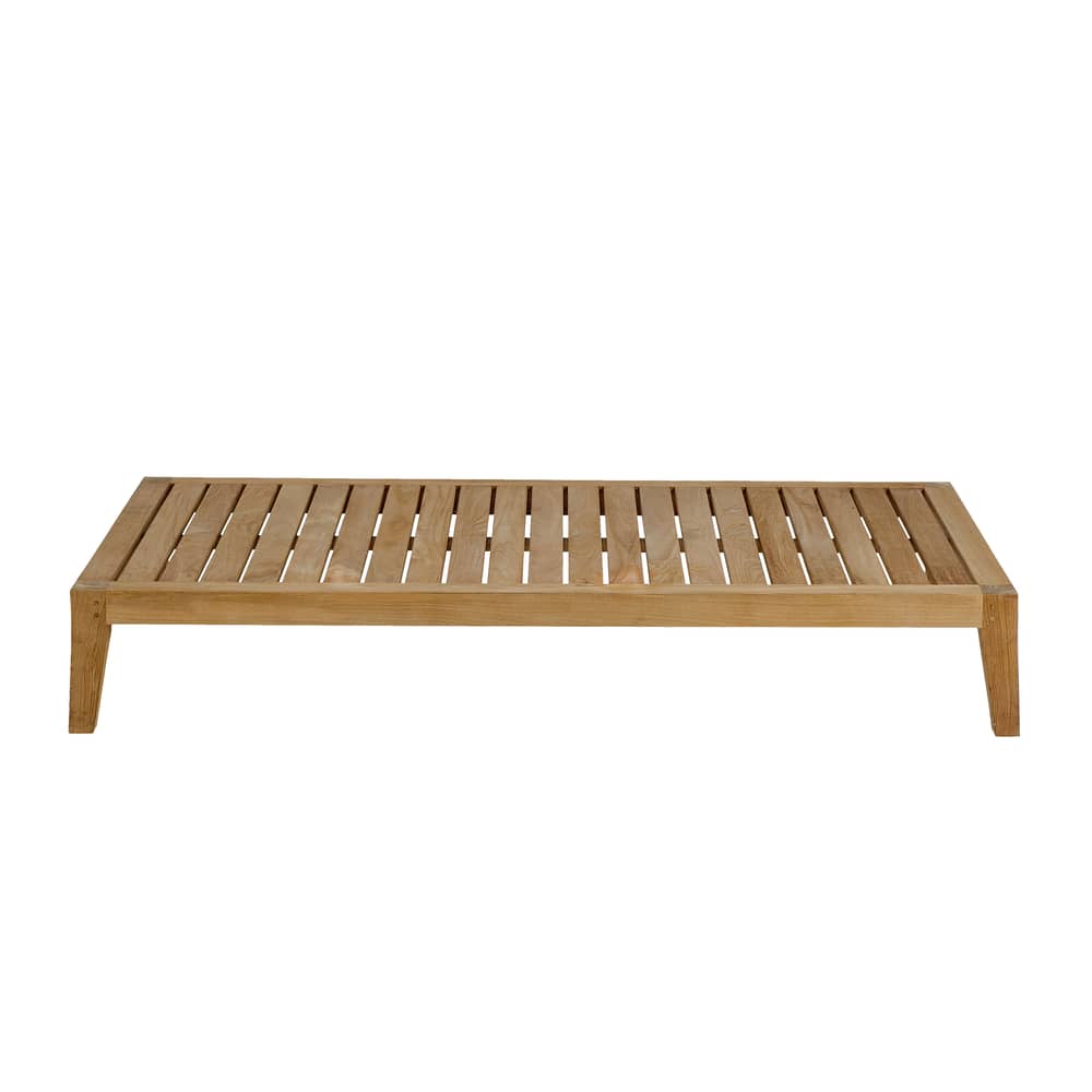 Table basse Synthesis bois naturel / 85 x 155 cm - Teck - Unopiu - Teck - Teck