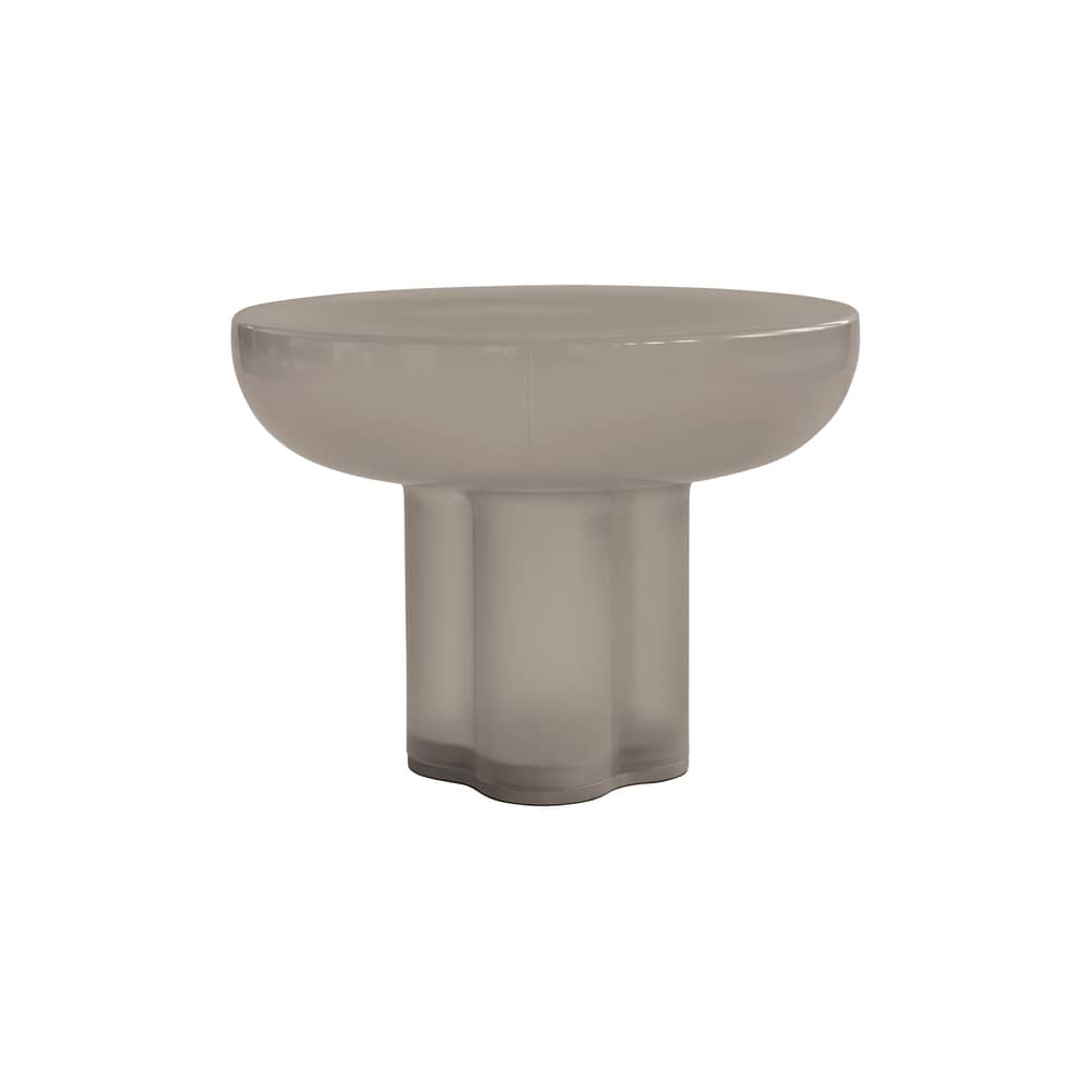 Table basse Crown Low / Ø 55 x H 41 cm - 101 COPENHAGEN - Désert fumé - Verre soufflé bouche