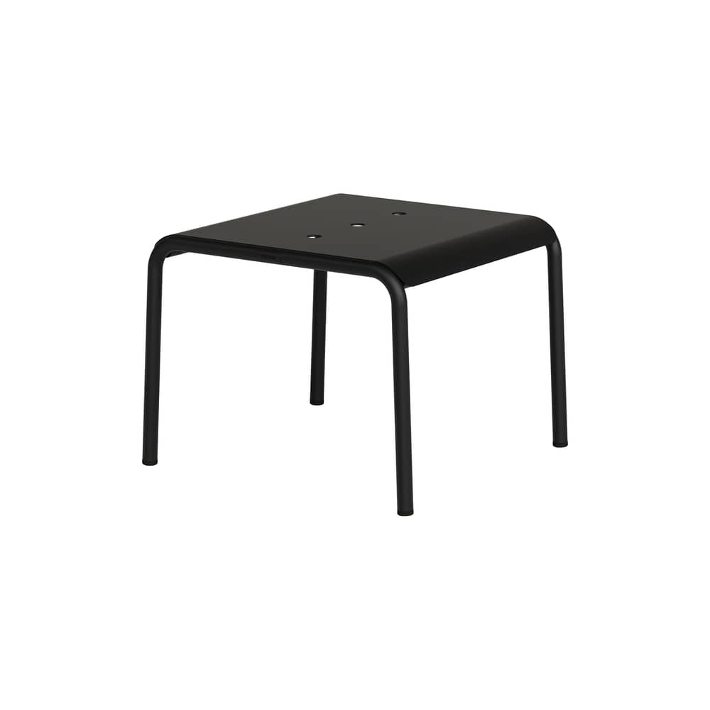 Panorama Coffee table metal black / 50 x 50 x H 38.2 cm - TIPTOE - Graphite black - Powder coated steel