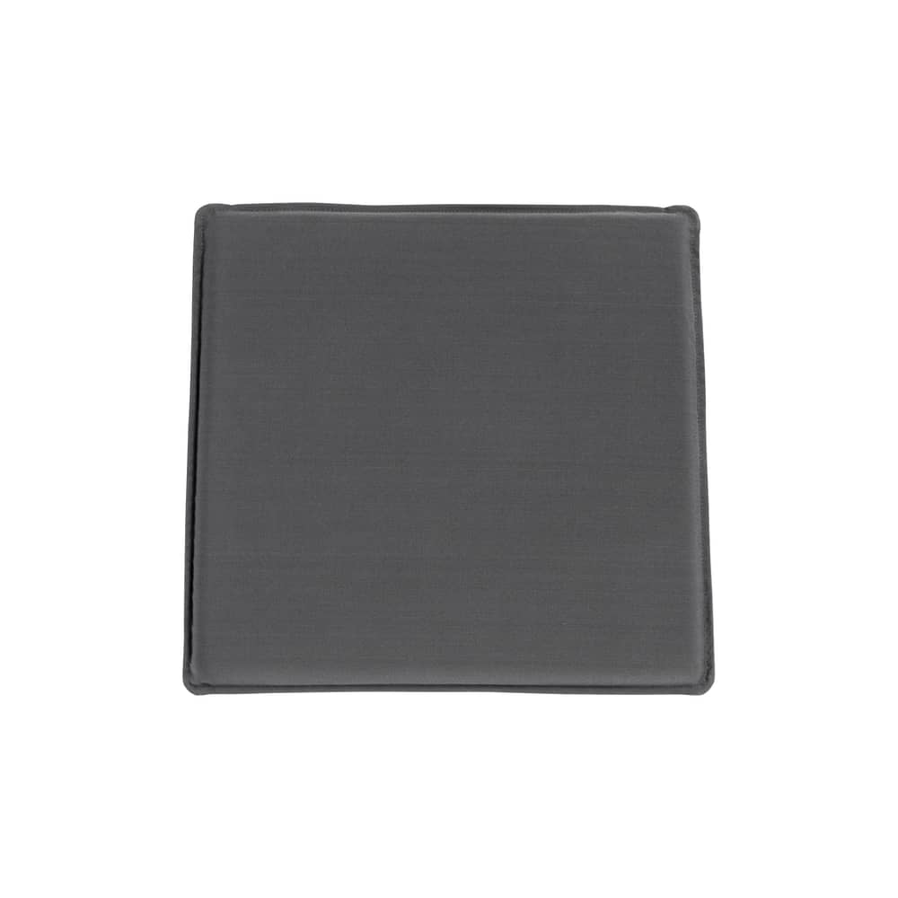 Coussin d\'assise  tissu gris / Pour chaise empilable Hee - Hay - Anthracite - Mousse polyuréthane, Tissu oléfine
