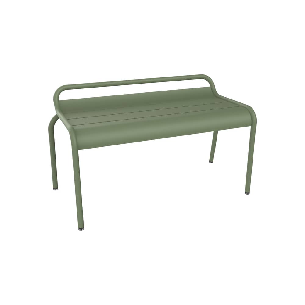 Banc empilable Luxembourg métal vert / Compact - 2 places / L 90 cm - Fermob - Cactus - Aluminium