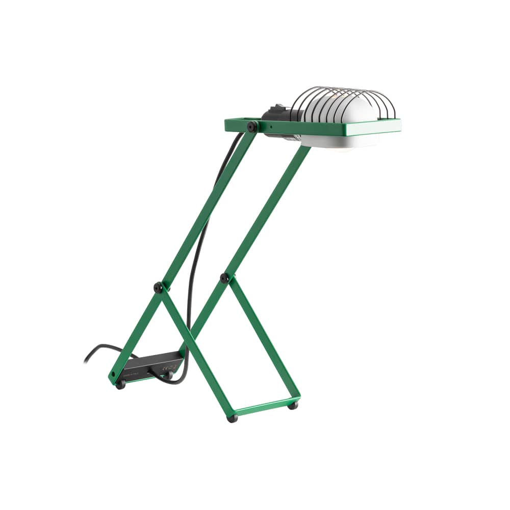 Lampe de table Sintesi métal vert / Ernesto Gismondi, 1975 - Orientable - Artemide - Vert - Aluminium