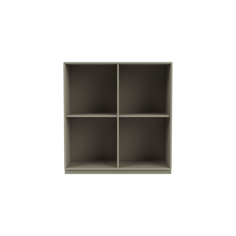 Ablage Show holz grau / B 69,6 x T 30 x H 72,6 cm - MONTANA - Fennel 144 - lackierte Holzfaserplatte