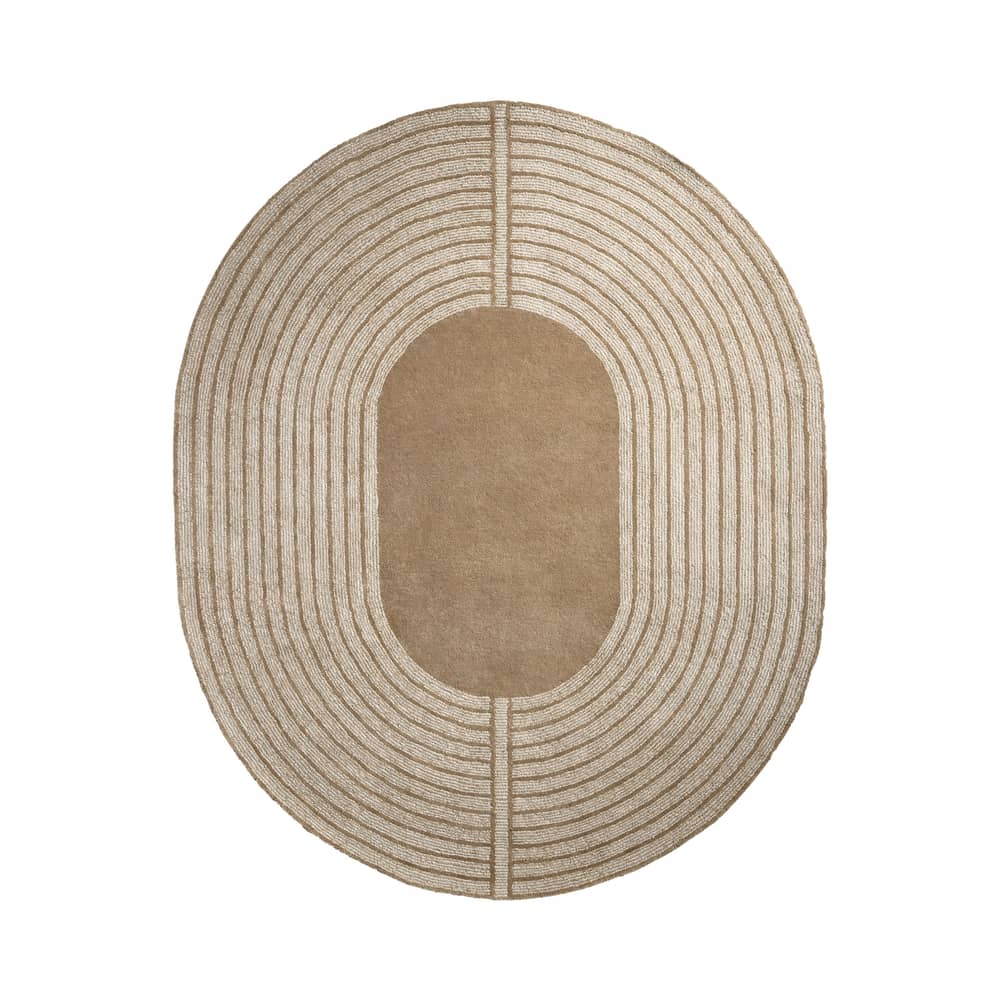 Tapis Mirage Petit / 195 x 240 cm - Tufté main - Maison Sarah Lavoine - Naturel - Coton, Laine
