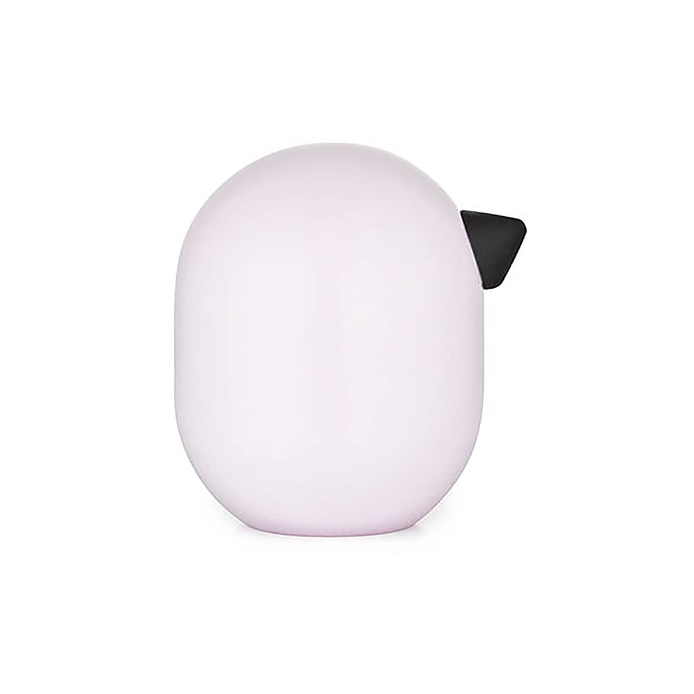 Figurina Little Bird legno rosa / H 3 x Ø 2,5 cm - Normann Copenhagen - Rosa chiaro - Rovere laccato