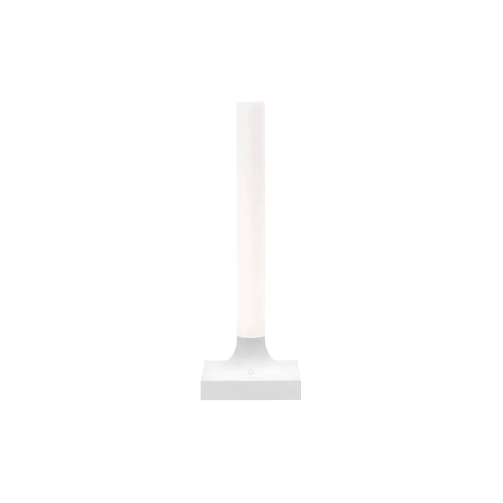 Lampe sans fil rechargeable Goodnight LED plastique blanc - Kartell - Blanc - ABS recyclé, PMMA