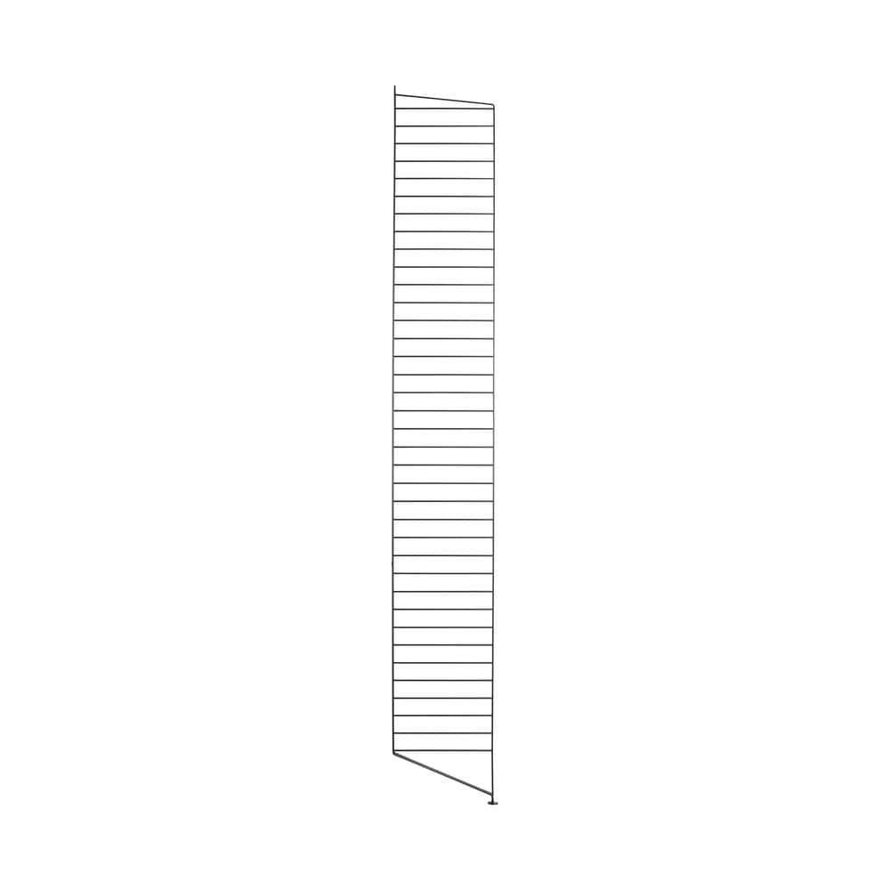 Montant de sol / à l\'unité - H 200 x P 30 cm - String Furniture - Noir - Acier laqué