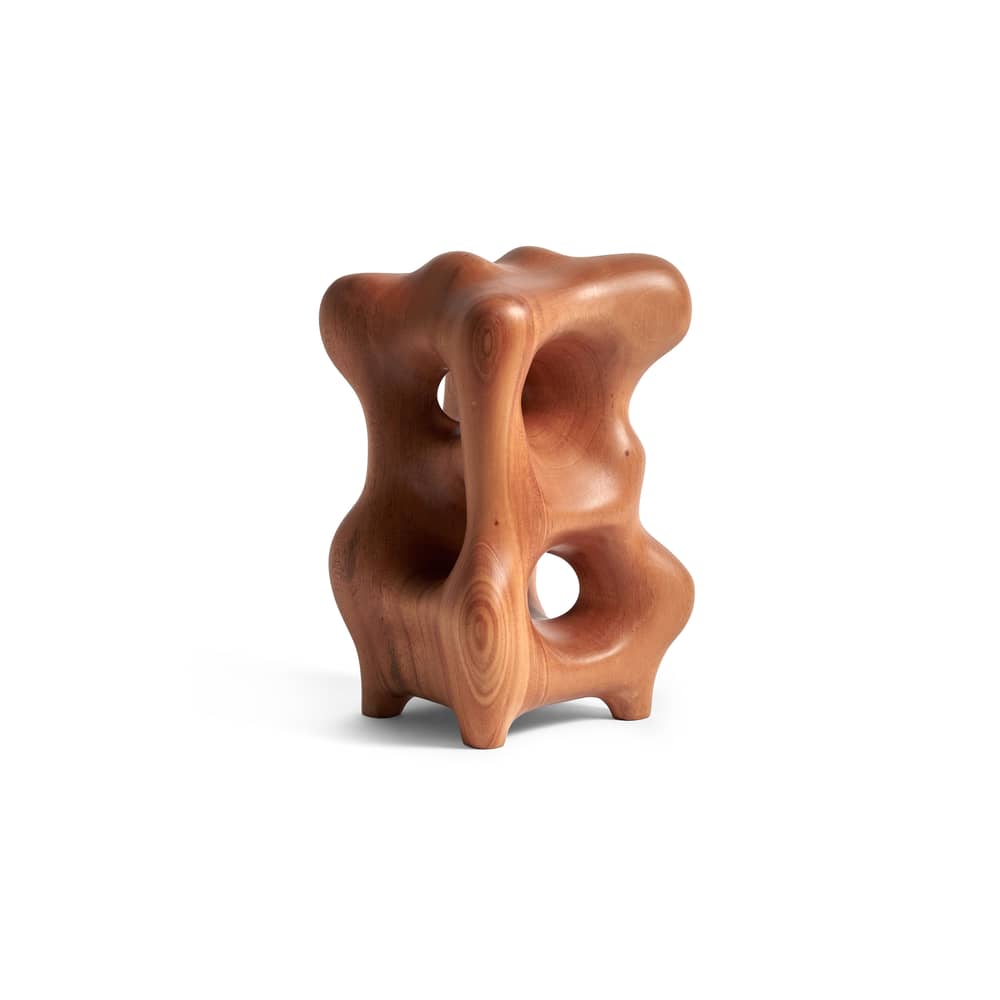 Sculpture Natural Organic / Acajou sculpté main - 13 x 14 x H 22 cm - Ethnicraft - Acajou - Acajou massif