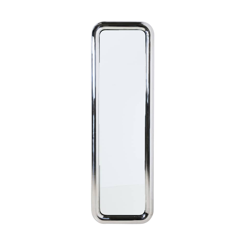 Specchio da appoggiare Chubby metallo argento / 53 x 170 cm - HK LIVING - Cromo -  Verre miroir, Acciaio inossidabile