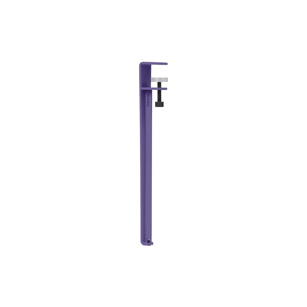  Base, legs metal purple With vise attachment by Uchronia / H 43 cm - To create a coffee table or Bench - TIPTOE - Purple (by Uchronia) - Powder coated steel